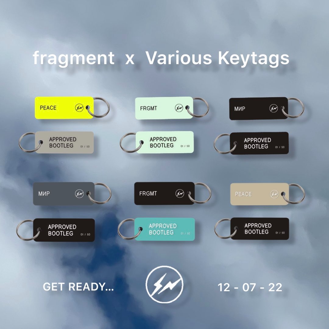 NEW fragment Limited Edition Keytags !! - Various Keytags