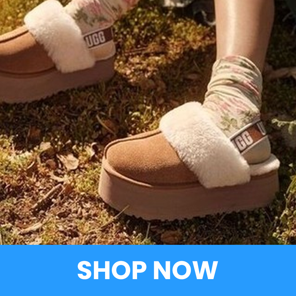 Platform Strap UGG Slippers