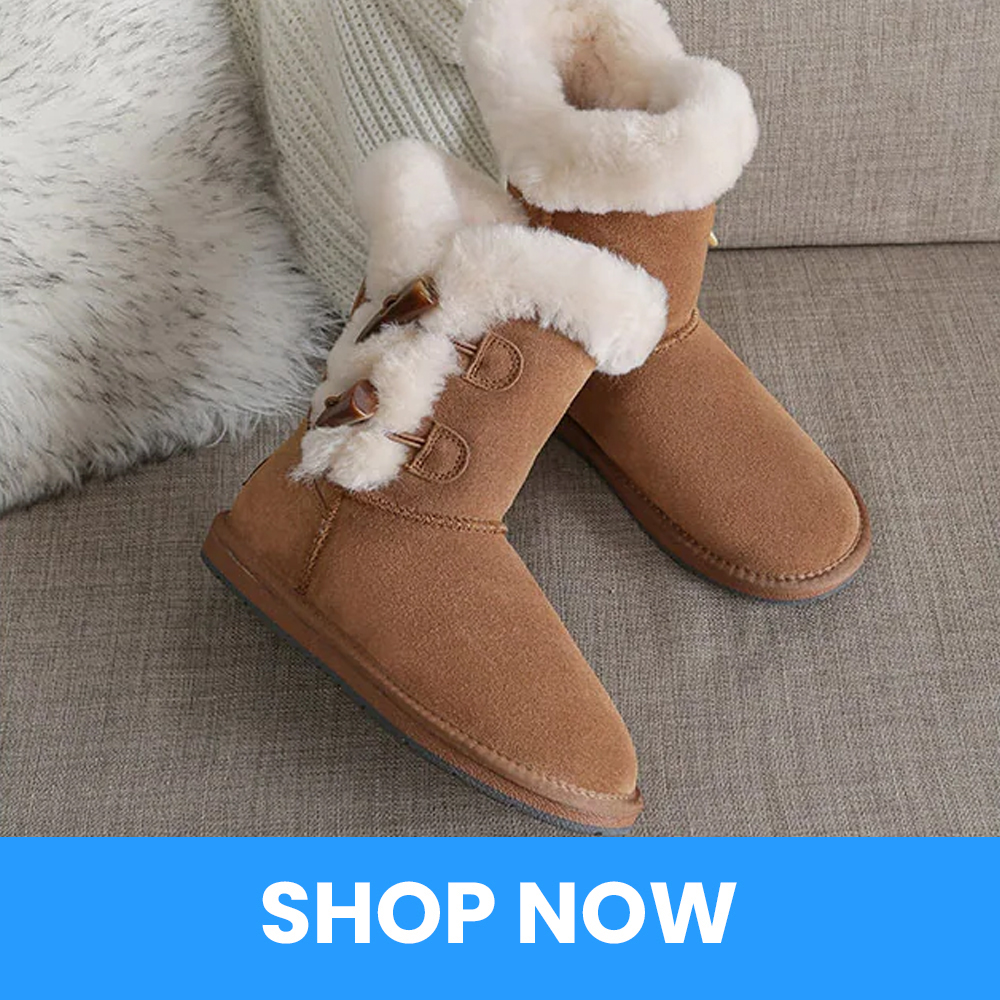 UGG 2-Button Shark Sheepskin Boot