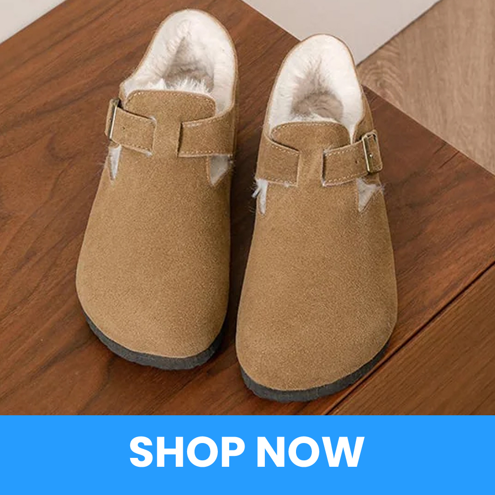 UGG Adjustable Buckle Clog Slippers